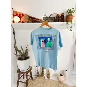 Vintage 90s Single Stitch Protect the Rain Forest Cayman Islands T-Shirt L